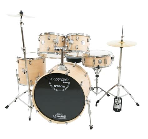 Bateria Ac Stica C Ibanez X Pro Stage Natural Wood Bumbo A