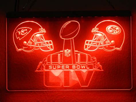 Acrylic LED Kansas City Chiefs Super Bowl Champions