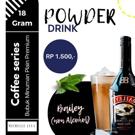 Jual Prime Powder Drink Super Premium Bailey Gram Plain Bubuk