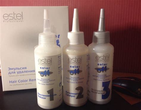 ESTEL PROFESSIONAL Эмульсия для удаления краски с волос / Color Off 450 ...