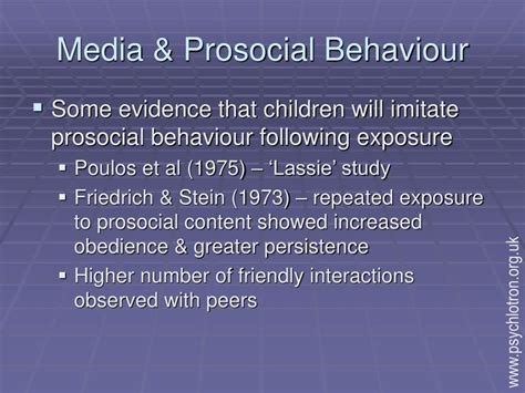 Ppt Media And Prosocial Behaviour Powerpoint Presentation Free