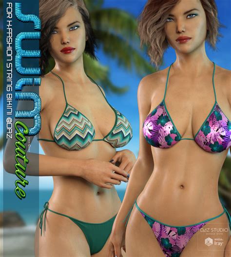 SWIM Couture For X Fashion String Bikini 3D Figure Assets Sveva