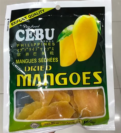 200g Profood Cebu Brand Dried Mangoes Pasalubong Philippine Mango Food