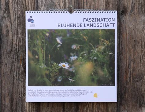 Kalender "Faszination blühende Landschaft" - Mellifera e. V.