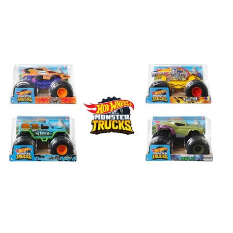 Hot Wheels Monster Truck Mercedes Benz Unimog Drag Bus Race Ace Truck Wrex Shopee Malaysia