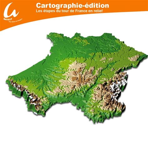 carte de france en relief altoservices