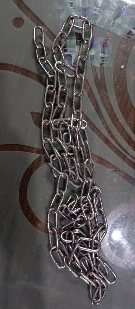 Silver Stainless Steel Heavy Duty Chain For Automobile Industry