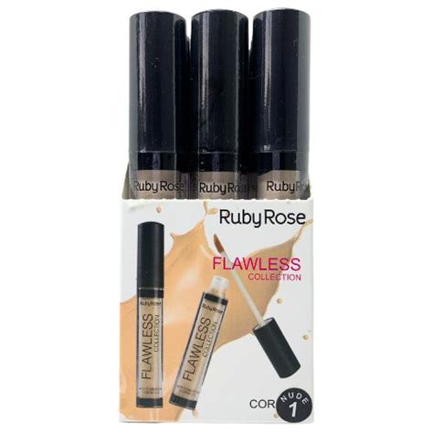 Corretivo L Quido Flawless Ruby Rose Nude Makes Atacado Virtual Make Maquiagem Atacado P