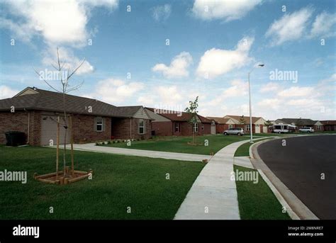 A view of some of the 180 new base housing units at Altus Air Force ...