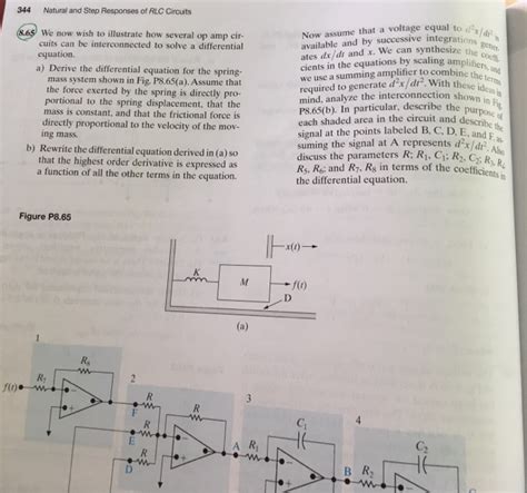 Solved 344 Natural And Step Responses Of RLC Circuits Now Chegg