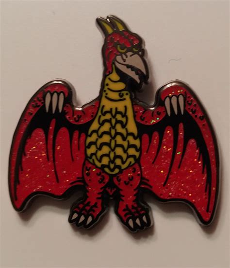 Rodan Enamel Pin Atomic Art And Music