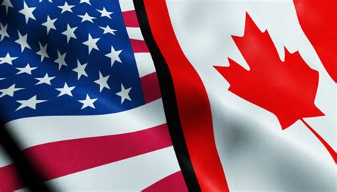 10+ Merged Flag Of Canada And Usa Stock Photos, Pictures & Royalty-Free ...