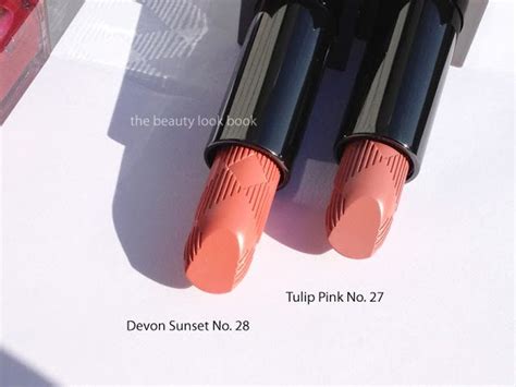 Burberry Beauty Nude Rose Hibiscus Lip Glow And Tulip Pink Devon Sunset Lip Cover The