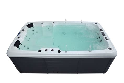 Comfort Hot Tubs 50 Jet Acrylic Rectangular Hot Tub In Gray Wayfair