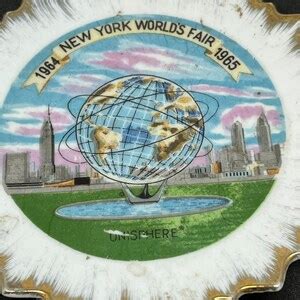 1964 New York Worlds Fair Plate - Etsy