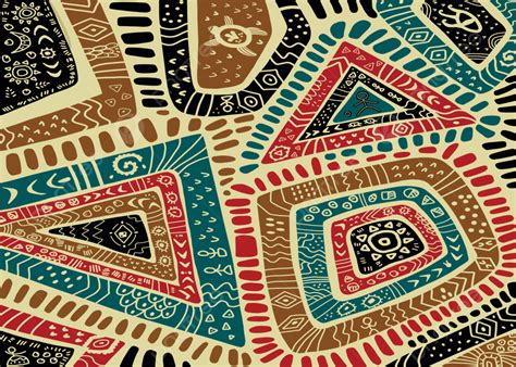 African Tribal Patterns Backgrounds