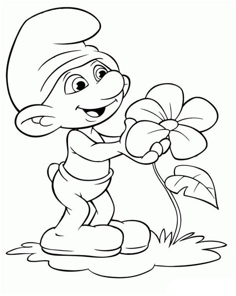 Desenhos De Smurf Ranzinza Para Colorir E Imprimir Colorironline