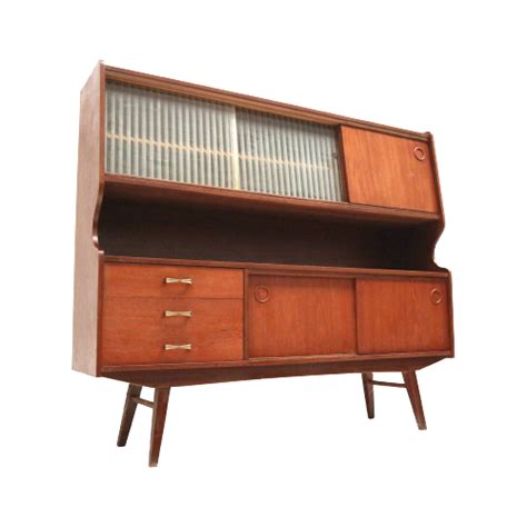 Bekijk Vintage Hoog Dressoir Highboard Gemaakt In De Jaren 60 Op