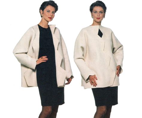 Geoffrey Beene Sewing Pattern Straight Dress Oversized Swing Jacket