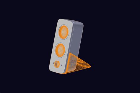 Desktop Speaker 3d Model Cgtrader