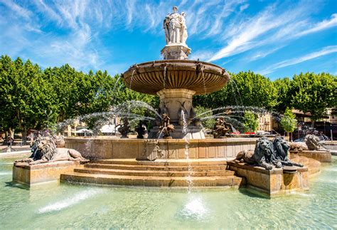 Fontain de La Rotonde, Aix-En-Provence, France jigsaw puzzle in ...