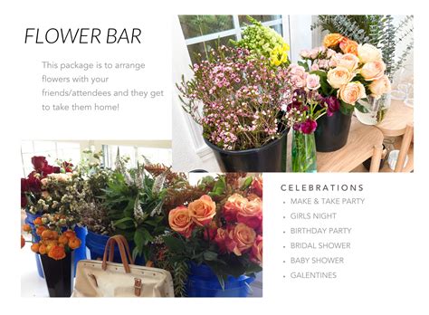 Diy Flower Bar — Bloom Culture Flowers A New Way To Diy