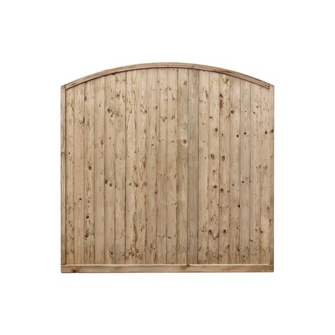 Arched Tongue And Groove Fence Panel