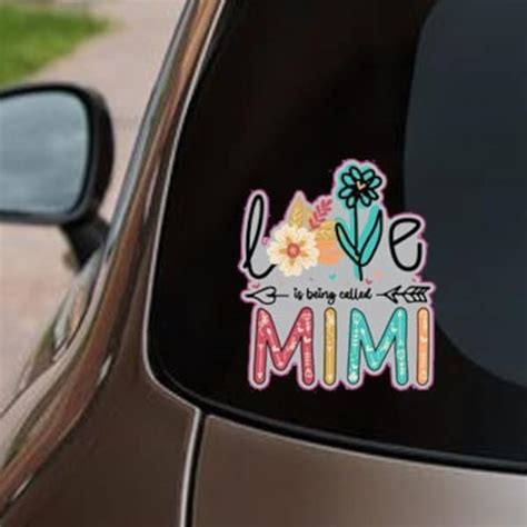 Mimi Car Decal Etsy