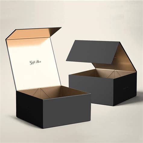 custom size recyclable cardboard paper hard rigid magnet box packaging
