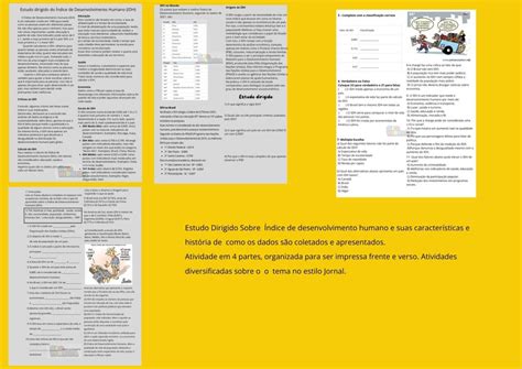 Questões Sobre Indice De Desenvolvimento Humano - 475-Estudo Dirigido Sobre Índice de desenvolvimento humano e suas ...