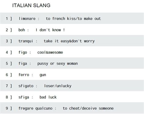 Italian Slang Quiz Teaching Resources