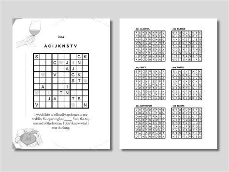 Printable Mom Jokes Sudoku Featuring 30 Funny Jokes About Motherhood