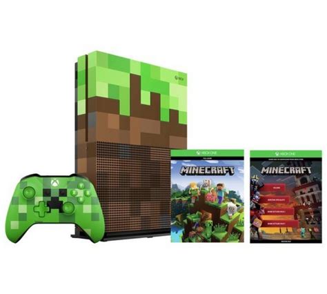 Xbox One S Tb Minecraft Limited Edition Console Bundle At