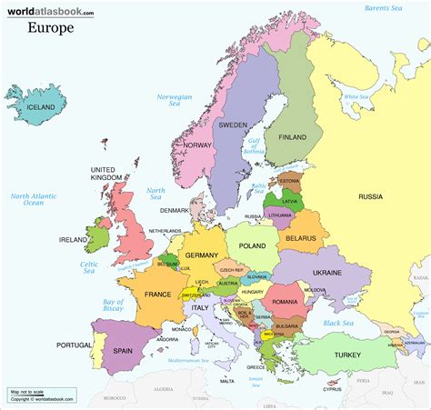 Europe Physical Features Map Quiz Review Quiz