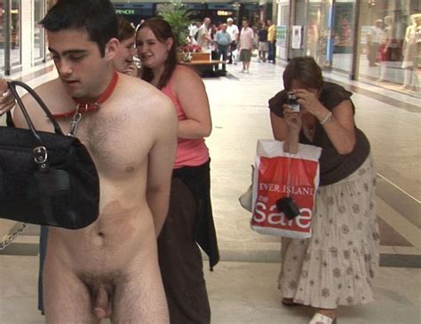 Nude Public Humiliation Cumception