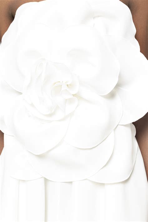 Floral Appliqué Taffeta Midi Dress Rs14999 Nissa