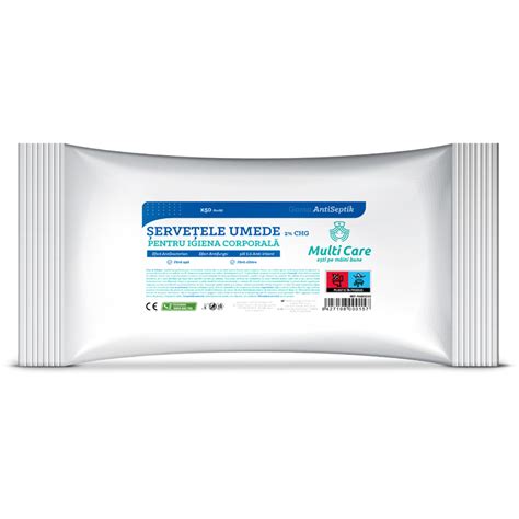 Servetele Umede Igiena Corporala Antiseptik X 50 Bucati Catenaro