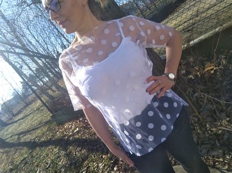 Mesh Tulle Top Sheer Sexy Transparent White Nude Black Short Etsy