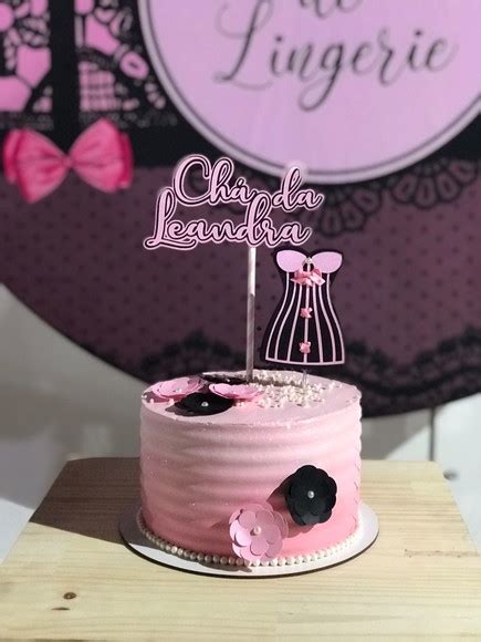 Arquivo Digital Topo De Bolo Ch De Lingerie Elo