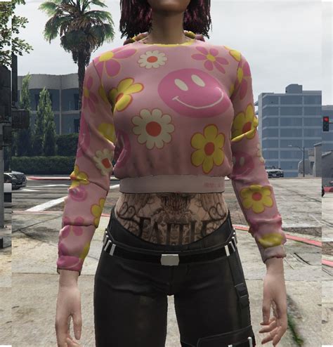 Custom Crop Hoodie Sitd Gta5