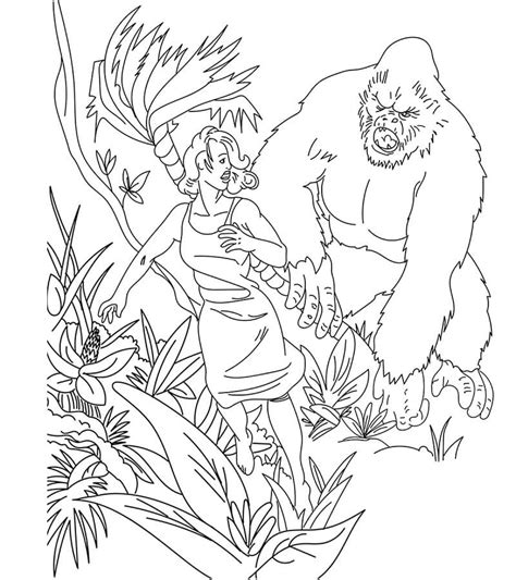 Desenhos De King Kong Para Colorir Pintar E Imprimir Colorironline