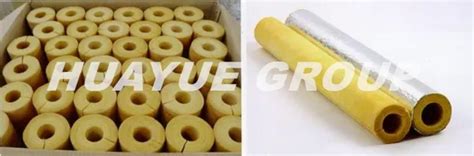 Chinese Standard Glass Wool Pipe For Hot And Cold Pipe Insulation Glass Wool Pipe Pipeline And