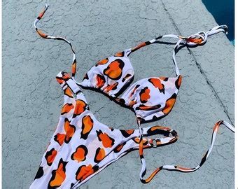 Fire Bikini Set Etsy