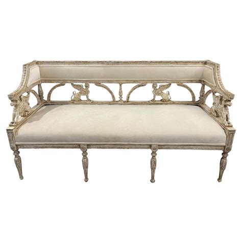 Early 19th Century Gustavian Bench At 1stdibs