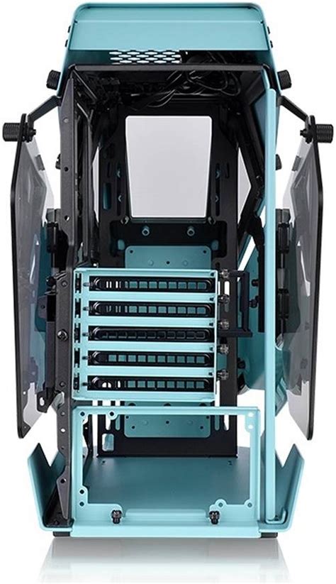 Thermaltake Ah T200 Turquoise Micro Atx Gaming Pc Case Helicopter