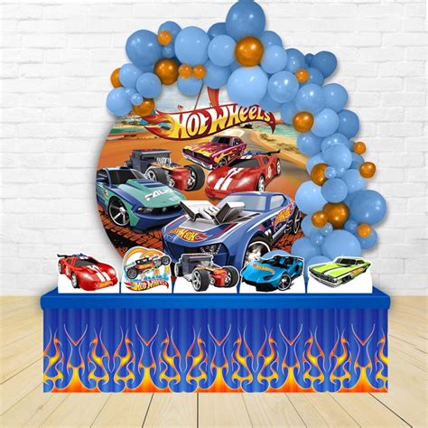 Kit Aniversário Painel Redondo Display Hot Wheels Elo