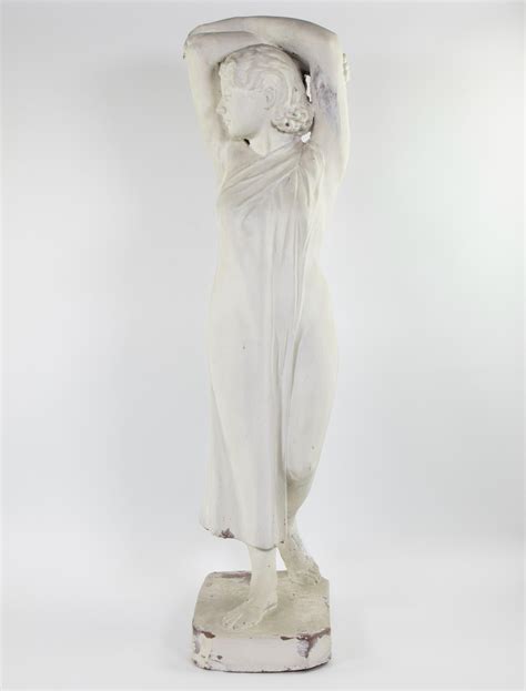 Lot Plaster Statue Of Hygieia Greek Goddess Of Health Cleanliness