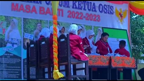 Pemilihan Ketua Osis 20222023 Smpn 1 Maduran Youtube