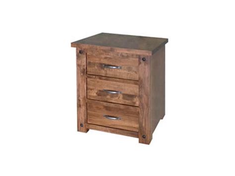 red river  drawer night stand sahara furniture manufacturing