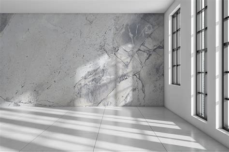 Gray Marble Wallpaper, Stone Wall Mural peel and Stick self Adhesive or ...